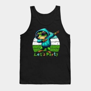 Dabbing Frog - Let's Party Tank Top